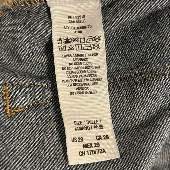 Juicy Couture Distressed Rhinestone Skinny Jeans Blue Size 29 - Picture 14 of 14